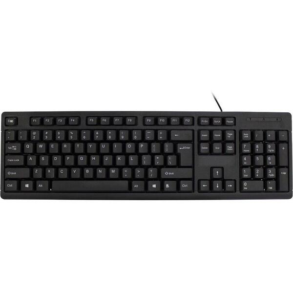 Kit Tastatura si Mouse Inter-Tech KB-118EN, USB, Negru