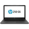 Laptop HP 250 G6, 15.6" FHD, Core i5-7200U 2.5GHz, 8GB DDR4, 256GB SSD, Radeon 520 2GB, Windows 10 Pro, Dark Ash Silver