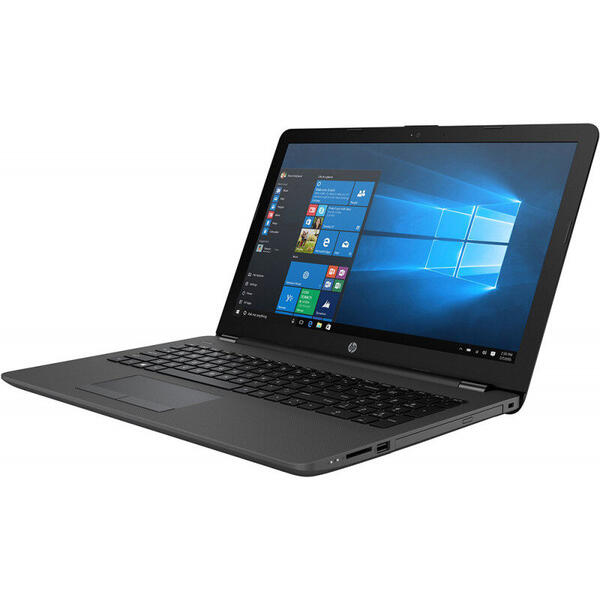 Laptop HP 250 G6, 15.6" FHD, Core i5-7200U 2.5GHz, 8GB DDR4, 256GB SSD, Radeon 520 2GB, Windows 10 Pro, Dark Ash Silver