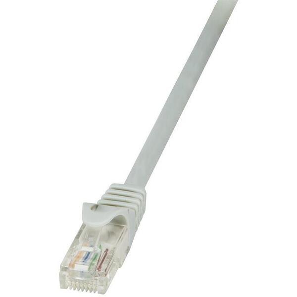 Patch Cord Logilink UTP, RJ45, Cat.6, 0.25m, Gri