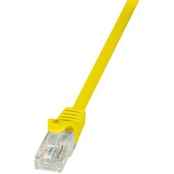 Patch Cord Logilink UTP, RJ45, Cat.6, 0.25m, Galben