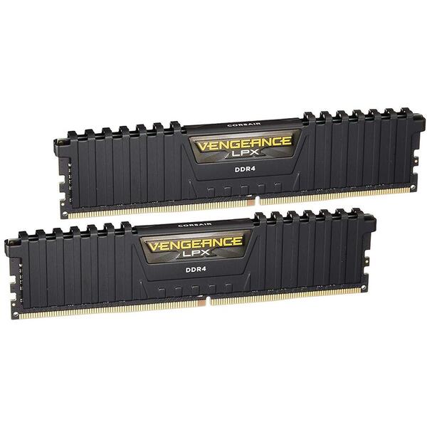 Memorie Corsair Vengeance LPX Black 16GB DDR4 3200MHz CL16 Kit Dual Channel