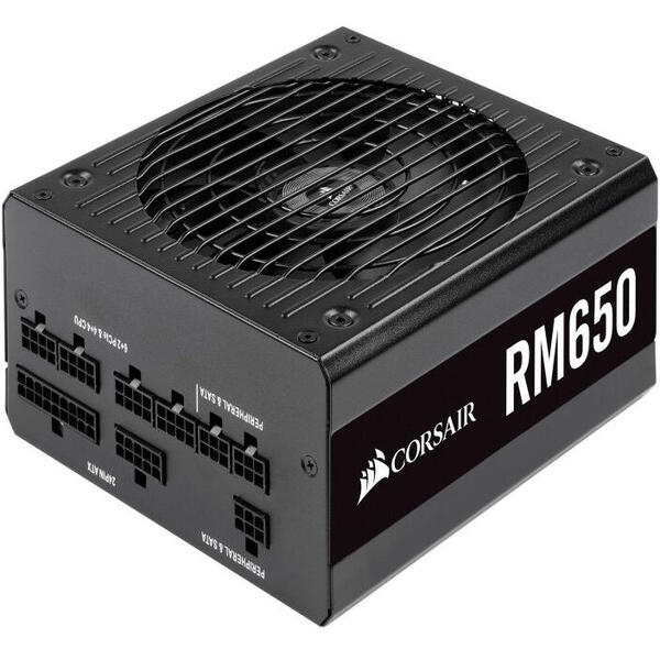 Sursa Corsair RM650 2019, 650W, Modulara, Certificare 80 PLUS Gold