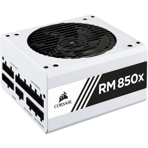 Sursa Corsair RM850x 2018, 850W, Modulara, Certificare 80+ Gold, White