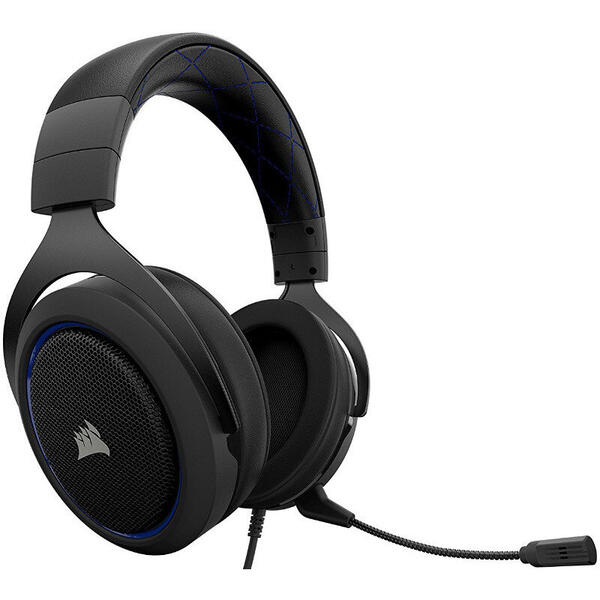 Casti gaming Corsair HS50 Blue