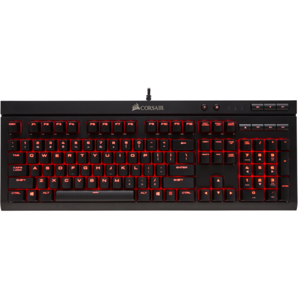 Tastatura gaming Corsair K68 - Cherry MX Red - - Red LED - Layout US Mecanica