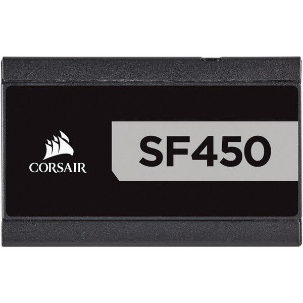 Sursa Corsair SFX, SF Series SF450 450W, Modulara, Certificare 80+ Platinum
