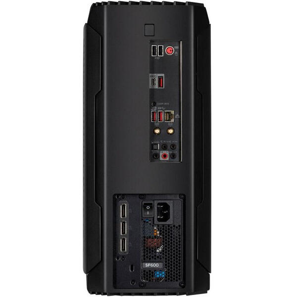 Sistem Brand Corsair ONE i160, Intel Core i9-9900K 3.6GHz, 32GB DDR4, 480GB SSD + 2TB HDD, GeForce RTX 2080 Ti 11GB, Win 10 Home, Negru