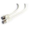 Patch Cord Gembird FTP cat. 6, 2m, Alb PP6-2M/W