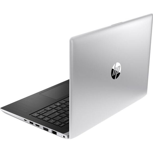 Laptop HP ProBook 450 G5, 15.6 inch HD, Intel Core i5-8250U, 4GB DDR4, 500GB 7200 RPM, GMA UHD 620, FingerPrint Reader, Win 10 Pro, Silver