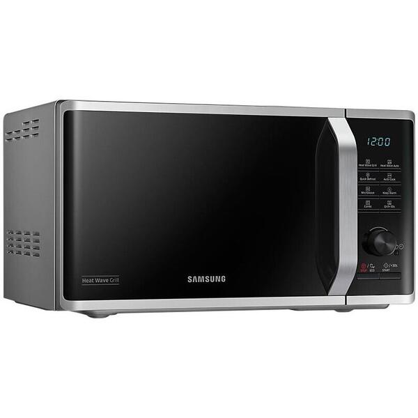 Cuptor cu microunde Samsung MG23K3575AS, 23l, 800W, Grill, Argintiu