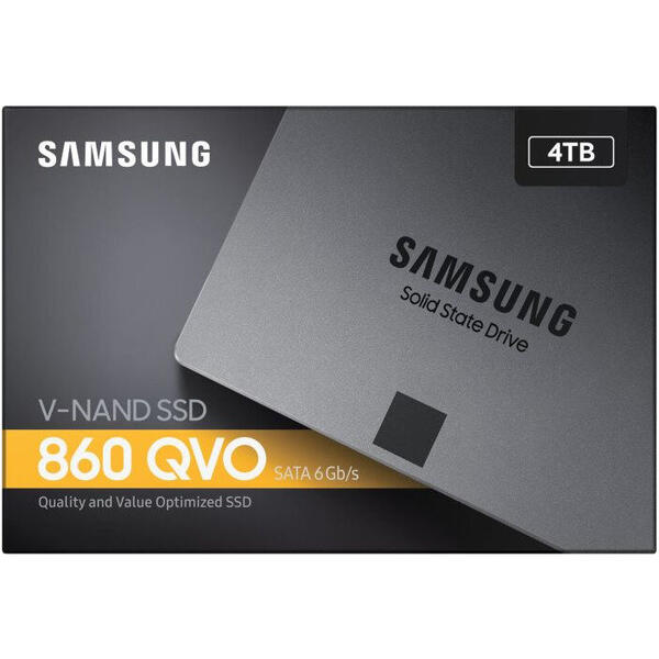 SSD Samsung 860 QVO 2.5 inch, 4TB, SATA3