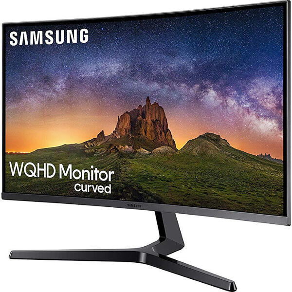 Monitor Gaming Samsung C27JG50 Curbat 27 inch 2K 4 ms 144Hz, Black/Silver