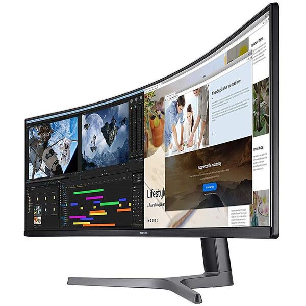 Monitor Gaming Samsung LC49RG90SSUXEN, Curbat, 49 inch, 120Hz, 4ms, FreeSync, Black