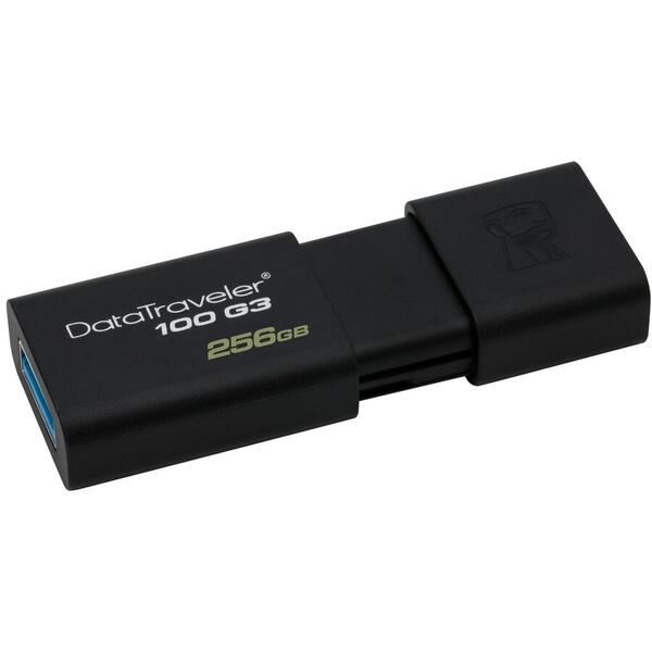 Memorie USB Kingston DataTraveler 100 G3 256GB USB 3.0 Black