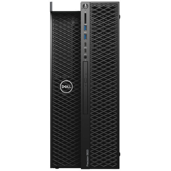 Sistem Brand Dell Precision T5820, Intel Xeon W-2133 3.6GHz, 32GB DDR4, 2TB HDD + 256GB SSD, nVidia Quadro P4000 8GB, Win 10 Pro