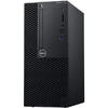 Sistem Brand Dell OptiPlex 3060 MT, Core i3-8100 3.6GHz, 8GB DDR4, 256GB SSD, Intel UHD 630, Win 10 Pro 64bit, Negru