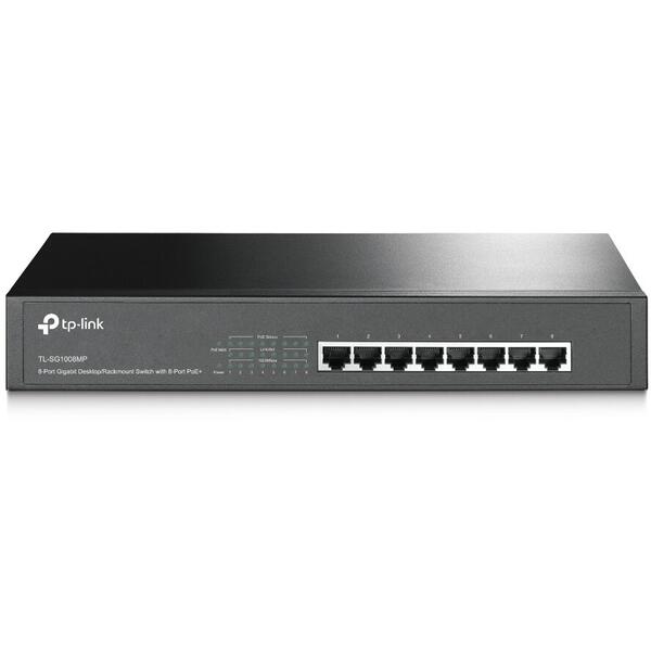 Switch TP-LINK 8 porturi Gigabit TL-SG1008MP