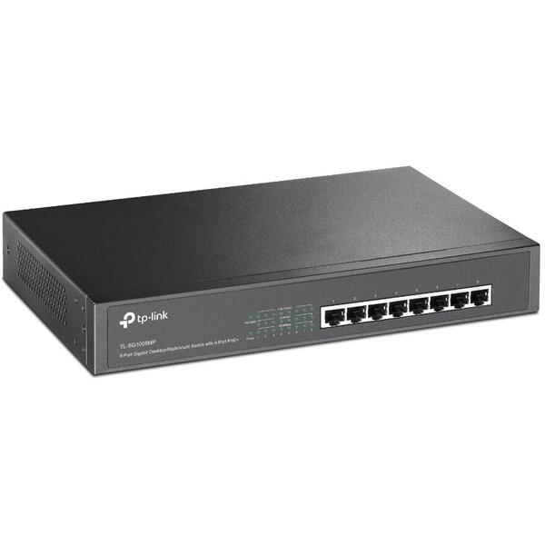 Switch TP-LINK 8 porturi Gigabit TL-SG1008MP