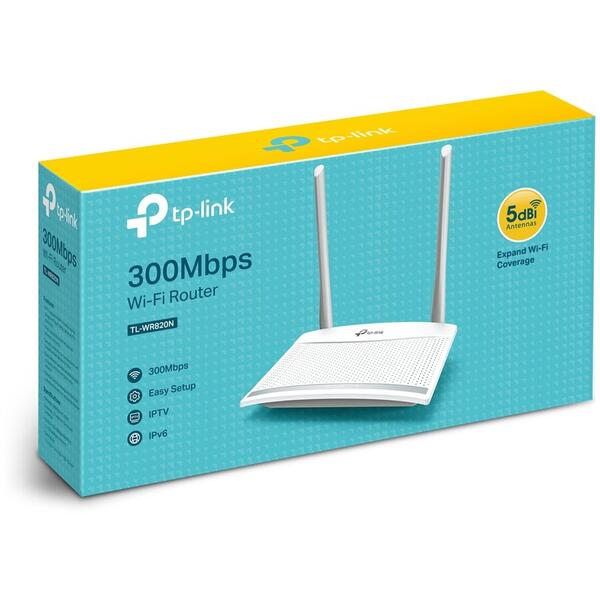 Router Wireless TP-LINK wireless  300Mbps, TL-WR820N