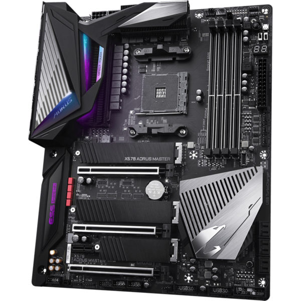 Placa de baza Gigabyte AORUS X570 MASTER, Socket AM4