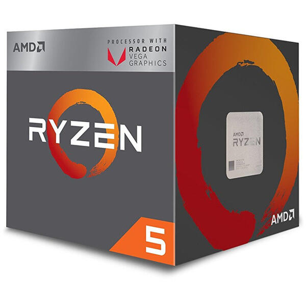 Procesor AMD Ryzen 5 3400G 3.7GHz Socket AM4, Box
