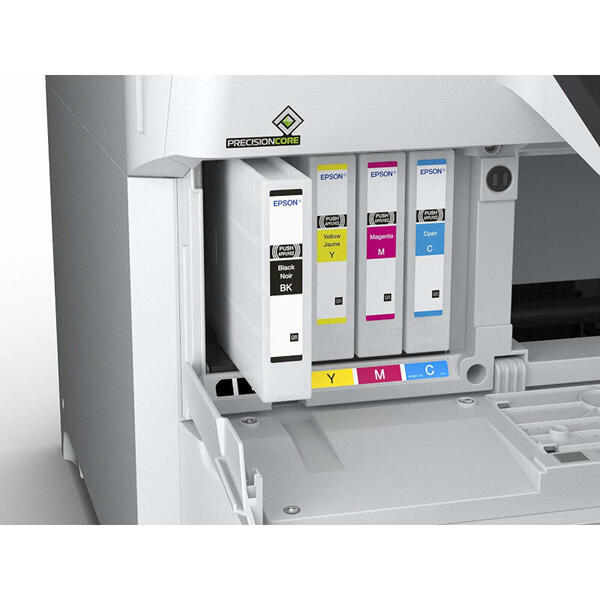 Multifunctionala Epson WorkForce Pro WF-8610DWF, Inkjet, Color, Format A3+, Fax, Retea, Wi-Fi, Duplex