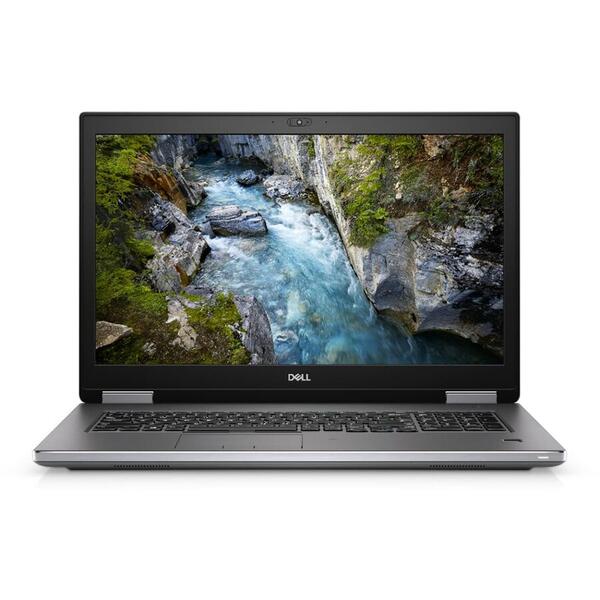 Laptop Dell Precision 7540 15.6 inch Ultrasharp UHD, 100% Color Gamut, Intel Core i9-9880H, 32GB DDR4, 512GB + 512GB SSD PCIe NVMe, Nvidia Quadro RTX 3000 6GB, Win 10 Pro, Negru