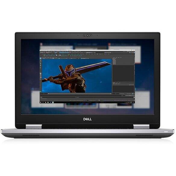 Laptop Dell Precision 7540 15.6 inch Ultrasharp UHD, 100% Color Gamut, Intel Core i9-9880H, 32GB DDR4, 512GB + 512GB SSD PCIe NVMe, Nvidia Quadro RTX 3000 6GB, Win 10 Pro, Negru