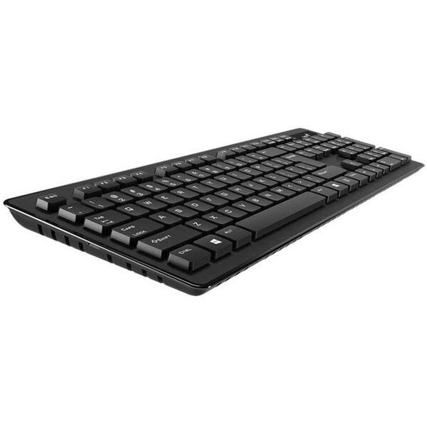 Kit Tastatura si Mouse Wireless Genius SlimStar 8005 Black