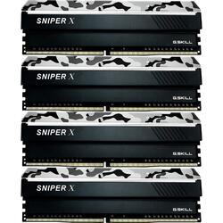 Sniper X 64GB DDR4 3200MHz CL16 1.35V Kit Quad Channel, Black