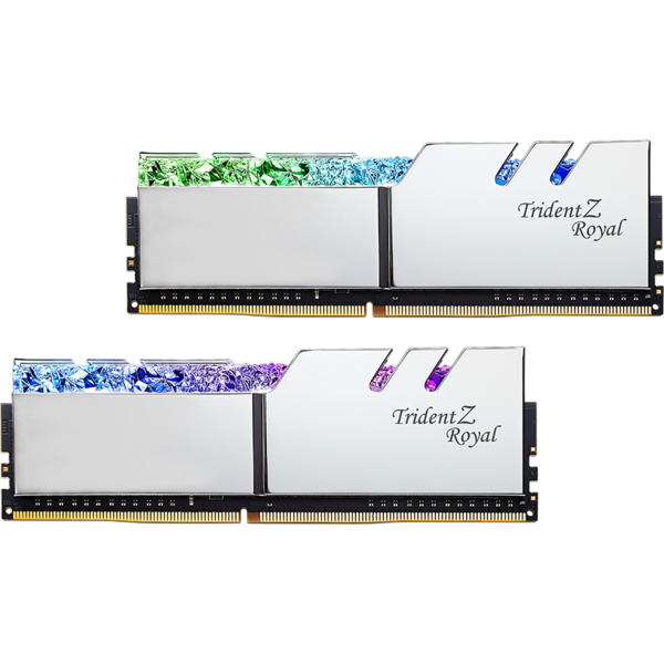 Memorie G.Skill Trident Z Royal RGB DDR4 16GB (2x8GB) 3000MHz CL16 1.35V, Kit Dual Channel