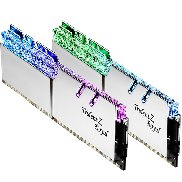 Memorie G.Skill Trident Z Royal RGB DDR4 16GB (2x8GB) 3600MHz CL18 1.35V, Kit Dual Channel