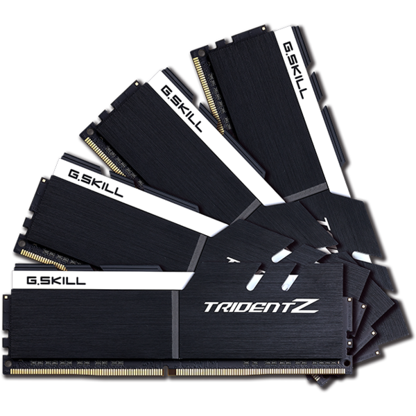 Memorie G.Skill Trident Z DDR4 32GB (4x8GB) 3200MHz CL16 1.35V, Kit Quad Channel