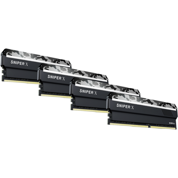 Memorie G.Skill Sniper X 32GB (4x8GB) DDR4 3600MHz, CL19, 1.35V, Kit Quad Channel