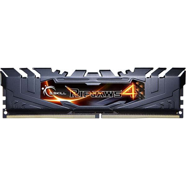 Memorie G.Skill Ripjaws 4 16GB (4x4GB) DDR4 2133MHz, CL15, 1.20V, Kit Quad Channel, Black