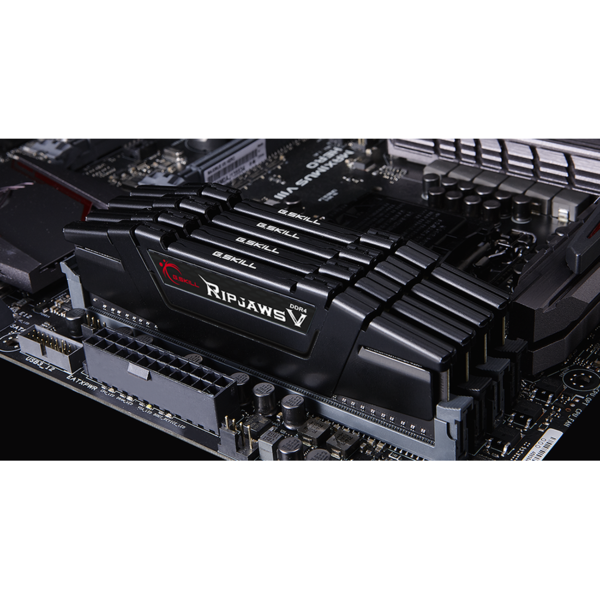 Memorie G.Skill Ripjaws V 16GB (4x4GB) DDR4 3200MHz, CL16, 1.35V, Kit Quad Channel, Black