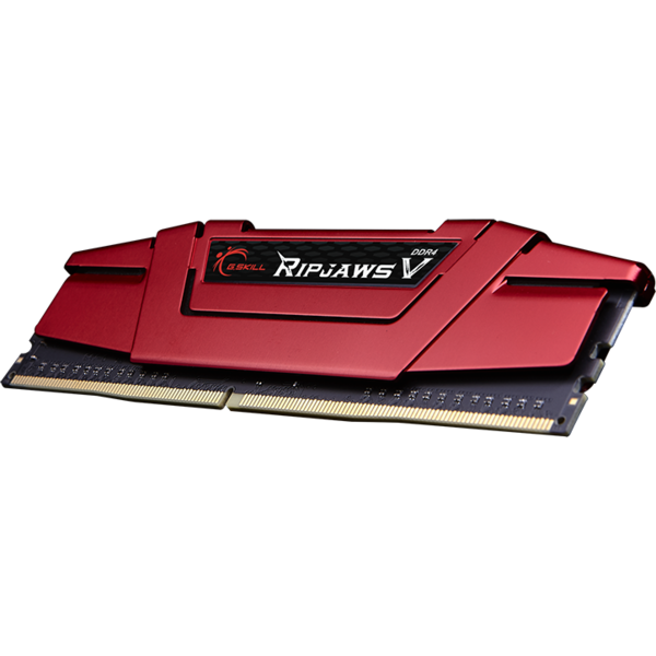 Memorie G.Skill Ripjaws V 32GB (4x8GB) DDR4 2800MHz, CL15, 1.25V, Kit Quad Channel, Red