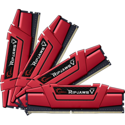 Ripjaws V 32GB (4x8GB) DDR4 2800MHz, CL15, 1.25V, Kit Quad Channel, Red