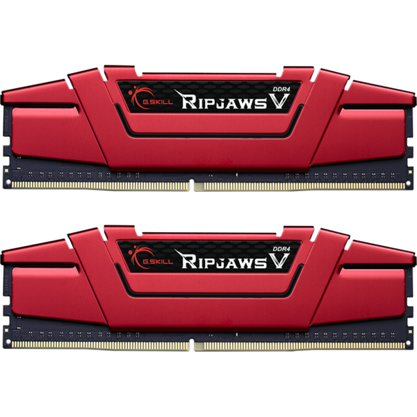 Memorie G.Skill Ripjaws V 8GB (2x4GB) DDR4 2800MHz, CL15, 1.25V, Kit Dual Channel, Red