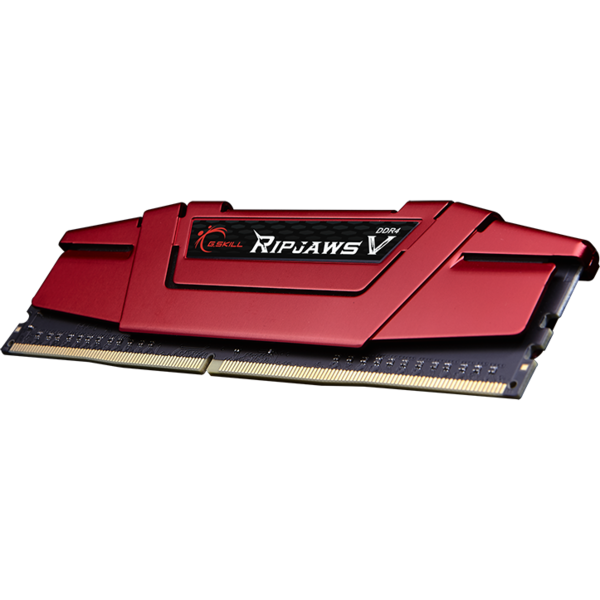 Memorie G.Skill Ripjaws V 16GB (4x4GB) DDR4 2666MHz, CL15, 1.20V, Kit Quad Channel, Red