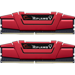 Ripjaws V 8GB (2x8GB) DDR4 3000MHz, CL16, 1.35V, Kit Dual Channel, Red