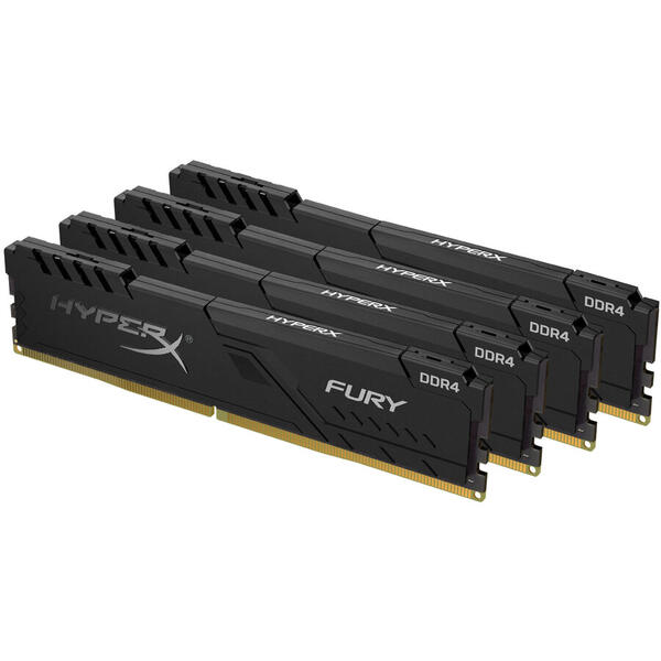 Memorie Kingston HyperX Fury Black 16GB DDR4 3000MHz CL15 Kit Quad Channel