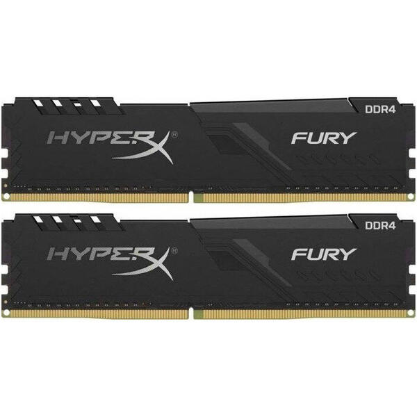 Memorie Kingston HyperX Fury Black 8GB DDR4 3000MHz CL15 Kit Dual Channel