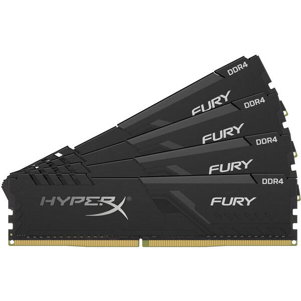Memorie Kingston HyperX Fury 32GB DDR4 2666MHz CL16 Kit Quad Channel