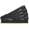 Memorie Kingston HyperX Fury Black 16GB DDR4 2400MHz CL15 Kit Quad Channel