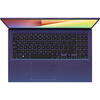 Laptop Asus VivoBook 15 X512FA, 15.6 inch FHD, Intel Core i3-8145U, 4GB DDR4, 256GB SSD, GMA UHD 620, No OS, Peacock Blue