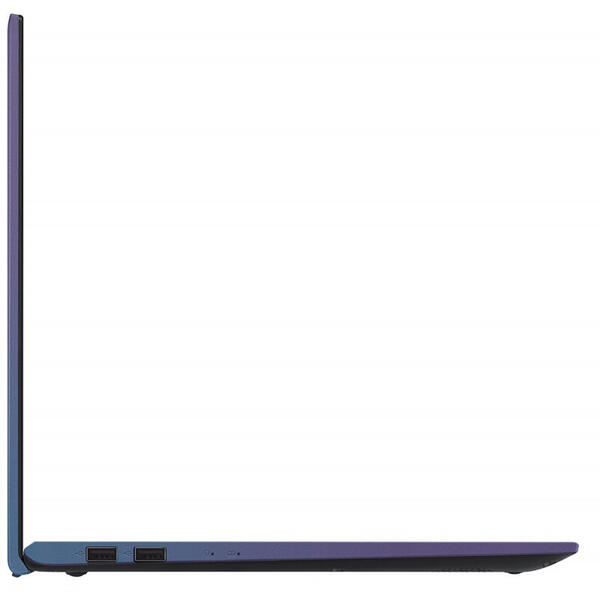 Laptop Asus VivoBook 15 X512FA, 15.6 inch FHD, Intel Core i3-8145U, 4GB DDR4, 256GB SSD, GMA UHD 620, No OS, Peacock Blue