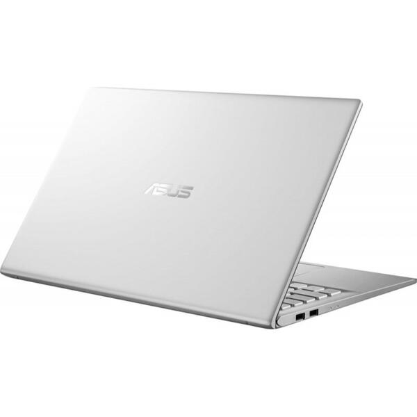 Laptop Asus VivoBook 15 X512FA, 15.6 inch FHD, Intel Core i3-8145U, 4GB DDR4, 256GB SSD, GMA UHD 620, No OS, Transparent Silver