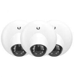 UniFi Video Camera G3 UVC-G3-Dome, 2.8mm, Dome, Digitala, 1/3" 4-Megapixel HDR, IR, Microfon, Alb, Set 3 bucati